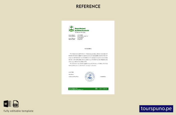 listo para imprimir Guinea Ecuatorial Plantilla de referencia del Banco Nacional